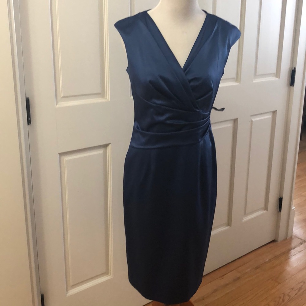 David Maister  Satin Cocktail Dress